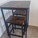 Vand canapea extensibila, dulap haine, biblioteca, comoda, set masa+scaune